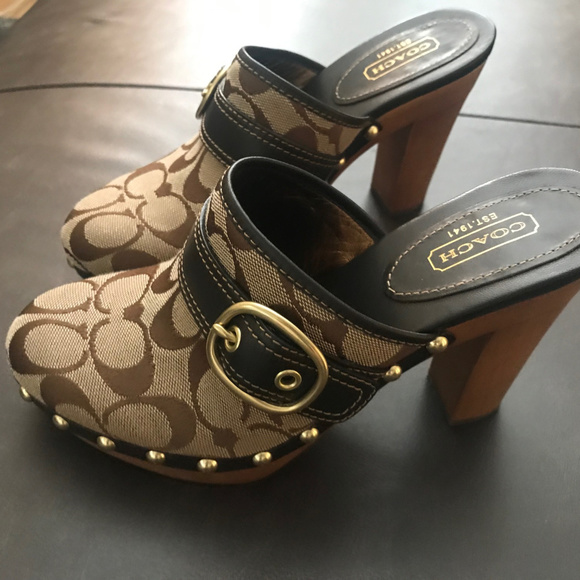 Coach Willow Clogs Authentic 6.5 - Picture 7 of 8